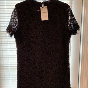 Zara black dress size large.